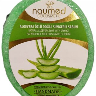 Naumed mydlo v hubke aloe vera prirodne aloe vera mydlogubka 135g na darcek znacka ziadna znacka