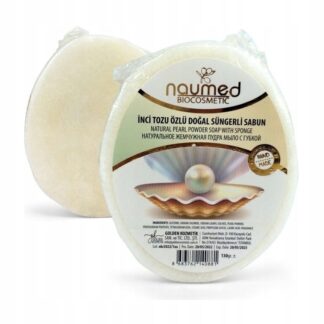 Naumed turecke mydlo v hubke s perlovym praskom prirodne mydlo 135 g