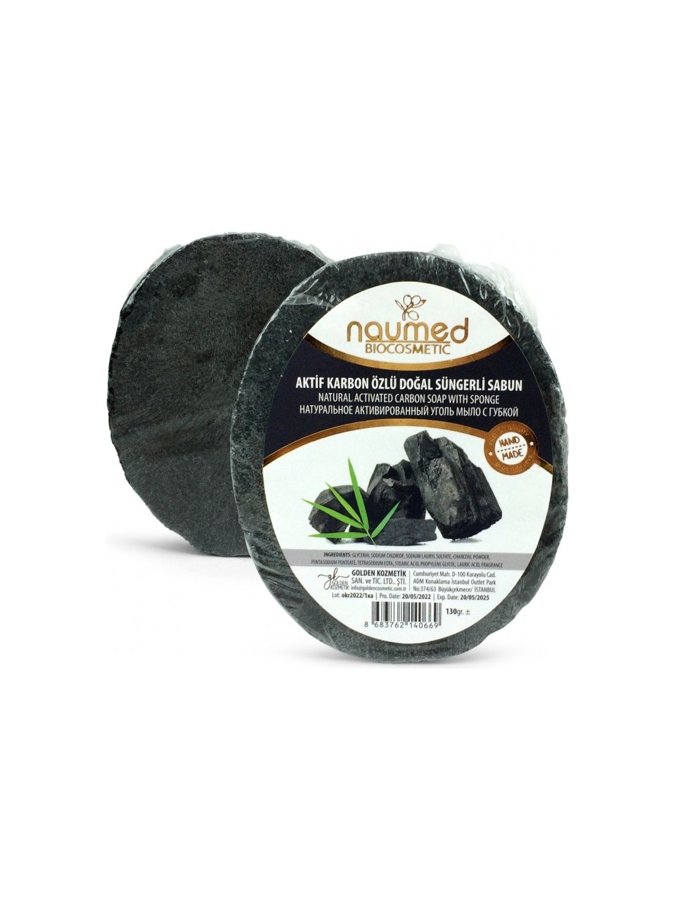Turecke mydlo spongia uhlie 135 g